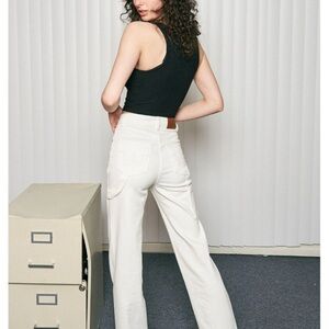 Fashion Brand Company NWT white farm map jeans